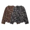 Comercio Exterior 2025 Otoño Nuevo Estilo Europeo y Americano Moda Femenina Casual Suelta Chaqueta de Botones Sencillos Chaqueta 8458801
