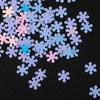 Colorido copo de nieve multicolor lentejuelas para uñas forma especial color oro y plata hecho a mano DIY joyería lentejuelas de copo de nieve brillo al por mayor