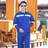 Uniformes de Trabalho de Manga Longa para Primavera e Outono Atacado Uniforme de Segurança Sinalização Construção Canteiro de Obras Jardim Municipal Ferrovia Conjunto de Uniformes de Trabalho Bordado