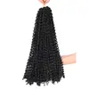 Peluca de trenza de fibra química africana europea y americana trenza sucia de resorte 18 pulgadas Trenza Passion Twist cabello de ganchillo agua