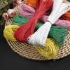 Cuerda de hilo de algodón encerado de 1 mm con cuentas de Buda, pulsera, cuerda de juego de texto, pulsera hecha a mano DIY, material para collar, línea trenzada hecha a mano