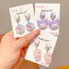 Aretes de Clip Lindos de Princesa Elsa para Niños Sin Perforación Aretes de Dibujos Animados para Niña Pequeña Aretes Colgantes para Bebé Aretes Anti-Dolor