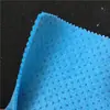 Tela no tejida de plástico antideslizante con punta de algodón perforada con aguja de plástico, venta directa de fábrica