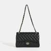 Bolso Nuevo 2024 para Mujer de Piel de Cordero Cuadros de Diamantes Bolso de Cadena Estilo Coreano Versátil Estilo Chanel Gran Capacidad Bolso de Hombro Cruzado