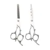 Tijeras profesionales de peluquería para cortar el cabello, tijeras rectas de 6 pulgadas, tijeras entresacadoras, tijeras de peluquería especiales para barbería, acero inoxidable, transfronterizo