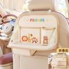 Bolsa de almacenamiento para asiento de coche, soporte multifunción para asiento de coche para niños, portavasos plegable, mesa pequeña