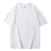 Camiseta Pesada para Hombre de 280 g, Camiseta Casual de Hilo Doble de 26 Hilos, Holgada y Cómoda, Color Sólido, Corte Regular, Camisa Versátil de Manga Corta para Usar como Base