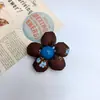 Tela de Puntos Coreana Flor de Cinco Pétalos Sombrero Infantil Accesorios para el Cabello Pasador Cuerda para el Cabello Accesorios Accesorios Accesorios para Bolsa de Regalo