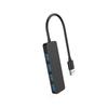 Hub divisor USB 3.0 de 4 portas para notebook, estação de acoplamento de expansão multi-interface, hub USB 3.0