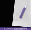 Tatuagem de Sobrancelha, Micropigmentação Labial, Protetor de Agulha Manual, Agulha para Sombreamento, Agulha Manual de Bordado Curva Três Agulhas Redonda, Cinco Agulhas, Fileira Dupla, Lâmina Manual para Sobrancelha de Linha