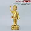 Figura de Buda de Latón, Estatua de Buda Amitabha para Adoración, Regalo, Bendición, Decoración del Hogar, Artesanías