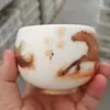 Porcelana Blanca Dehua Porcelana de Jade Grasa de Oveja Taza de Té Personal para Uso Doméstico, Personalizable con Patrón de Logo, Adecuada para Eventos y Regalos, Taza del Anfitrión