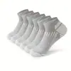 Meias Esportivas Masculinas Meias de Basquete Corrida Absorção de Choque Respiráveis Absorção de Suor Resistentes ao Desgaste Antiderrapantes Fitness ao Ar Livre Meias de Cano Curto Masculinas