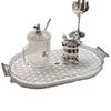 Bandeja de lujo ligera rectangular de alta gama, bandeja de drenaje para tazas, bandeja de té para el hogar, bandeja de agua, bandeja de frutas nueva 2023