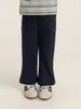 Pantalones Acampanados Ajustados Personalizados para Niñas Wulibu Pantalones Largos Casuales de Punto Versátiles para Niños Modernos