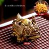 Decoração de pet de chá que muda de cor lichia Sapo Dourado que muda de cor com água fervente Dragão Dourado boutique criativo acessórios de jogo de chá