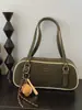 Bolso tipo almohada transfronterizo simple y moderno para mujer, bolso de hombro retro de color contrastante para otoño e invierno, bolso de hombro para commuting, bolso de alta gama