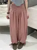 Pantalones de Pierna Ancha a Cuadros Estilo Coreano Estilo Perezoso para Mujer Verano 2026 Delgados Caídos Casuales Sueltos Adelgazantes Pantalones Linterna
