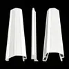Cubierta de Luz Lineal en Forma de Tira Coextruida Bicolor para PC Cubierta de Lente Óptica Difusor de Luz Blanca de Policarbonato