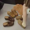 Mules estilo Birkenstock para mujer con pedrería que aumentan la altura, chanclas perezosas de meter para uso en exteriores, nuevo modelo de otoño