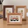Mini Cartão Polaroid Moldura de Madeira para Foto 3 Polegadas Coleção de Moedas de 100 Yuan Moldura de Foto Suporte de Exibição de Foto de Casal Venda Quente