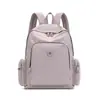 Bolsa de ocio para exteriores, gran capacidad, mochila de viaje versátil estampada de nailon para mujer, moderna y sencilla para ir al trabajo