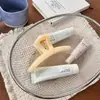 Nueva Garra para el Cabello Hueca con Forma de Gota de Agua de Primavera Verano con Cierre de Mariposa Pinza para la Parte Posterior de la Cabeza Pinza Dulce de Gama Alta tipo Tiburón