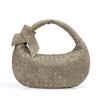 Bolso Tejido a Mano Vintage de Moda Transfronteriza para Otoño e Invierno Bolso Casual Vintage Tipo Dumpling Bolso de Mano Bolso de Hombro Bolso Sobaco