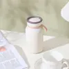 Taza de Leche Simple y Fresca Estilo Japonés para Estudiantes, Termo de Acero Inoxidable 304, Alto Valor Estético, Taza de Viaje Conveniente y Linda