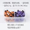 Esmalte de unha areia descascada Roxo Laranja rosa manicure areia anel de moagem descarregador areia anel de moagem pequeno Dois