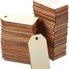 Tronco Cuadrado Astilla de Madera Manualidades DIY Forma Férula Tablero de Grafiti Boj Pulido Letrero en Blanco Marca Madera