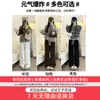 Calças Brancas de Pierna Larga com Forro de Fleece para Mulheres, Calças de Chenille Retas de Cintura Alta para Outono e Inverno, Calças de Algodão Espessas e Quentes de Lã de Cordeiro de Inverno