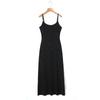 Vestido Runqi Plus Size Brilhante Galáxia Sereia Bodycon de Alça 8895-1 Feminino Estilo Francês Vestido Longo de Alça