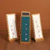 Soporte de Exhibición de Collares de Bambú y Madera, Soporte para Colgantes, Soporte Vertical en Forma de L para Joyería, Tablero Desmontable para Exhibición de Joyas, Accesorios para Exhibición de Joyas