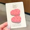Pinza para el pelo de cuadros con forma de corazón para niñas, Pinza lateral para la frente, Organizador de pelo para la parte trasera de la cabeza, Pasador mágico, Accesorio para el pelo