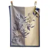 Chal cálido de estilo retro francés con estampado floral y bloques de color, bufanda gruesa de otoño e invierno, calentador de cuello versátil y elegante, al por mayor