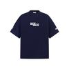 126Kid Camiseta de Manga Curta Bordada com Chama Pequena Estilo Retrô Americano para Homens e Mulheres Tendência Verão Novas Blusas Soltas para Casais