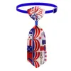 En stock Mascota Nuevo Bandera Americana Día de la Independencia Gato Perro Corbata Corbata Collar Accesorios Lazo Suministros para Mascotas