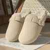 Nuevas Pantuflas Birkenstock de Ante y Felpa para Invierno Suela Suave Pantuflas Esponjosas para Interiores del Hogar Cálidas Cómodas Silenciosas Zapatillas de Algodón