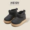 Botas de Nieve para Niños 2026 Invierno Nuevo Estilo Botines Cortos para Niños con Forro de Felpa y Botas de Algodón Engrosadas para Niñas Zapatos de Algodón Cálidos para Bebés