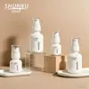 En stock Botella Spray Loción Médica de Belleza Blanca 40/60ml Botella para Cuidado de la Piel 100/120ml Botella para Crema 30/50g