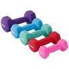 Halteres Revestidos de Plástico para Yoga Feminino Modelagem Equipamento Fitness Doméstico Ferro Fundido Fosco Pequeno Fosco Antiderrapante
