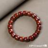 Argentina sándalo verde cuenta antigua cuenta barril sándalo rojo sándalo púrpura pulsera de madera pulsera para hombre y mujer joyería para jugar con texto