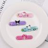 Bonita película acrílica de Sanrio con dibujos animados, pinza para el pelo DIY, flequillo, pinza lateral para el pelo roto, accesorios