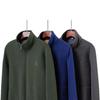 Cárdigan de Terciopelo de Primavera y Otoño para Papá Tops Holgados Casuales de Forro Polar Polar para Hombres de Mediana Edad y Ancianos Top de Abuelo