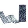 Estampado de leopardo hilo de nieve estampado de leopardo cinta de logo lazo hecho a mano DIY accesorios de cinta