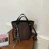 Bolso Cubo de Color Sólido de Gran Capacidad para Mujer 2026 Bolso de Hombro Único de Principios de Otoño Bolso de Mano de Nicho de Alto Valor Bolso Cruzado