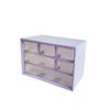 Caja de Almacenamiento de Escritorio Popular Transfronteriza de Gran Capacidad, Caja de Almacenamiento de Seis Compartimentos para Sala de Estar, Caja de Almacenamiento de Papelería, Caja de Almacenamiento a Prueba de Polvo