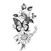 Pequeñas pegatinas de tatuaje impermeables para todo el brazo doradas luminosas pequeñas frescas TATTOO pegatinas de tatuaje en stock al por mayor una generación de cabello