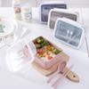 Caja Bento Japonesa Dividida para Sándwich Gran Capacidad Caja de Almuerzo para Oficinista Estudiante Caja de Frutas Caja para Acampar al Aire Libre Picnic